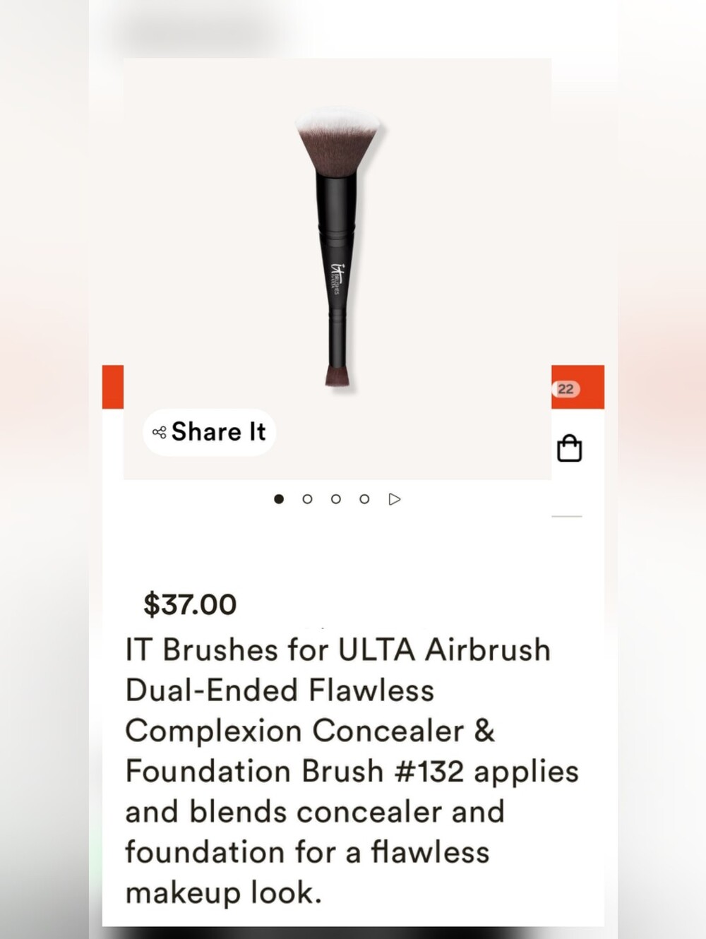 It Brush for ULTA Airbrush Dual-ended Flawless Complexion #132